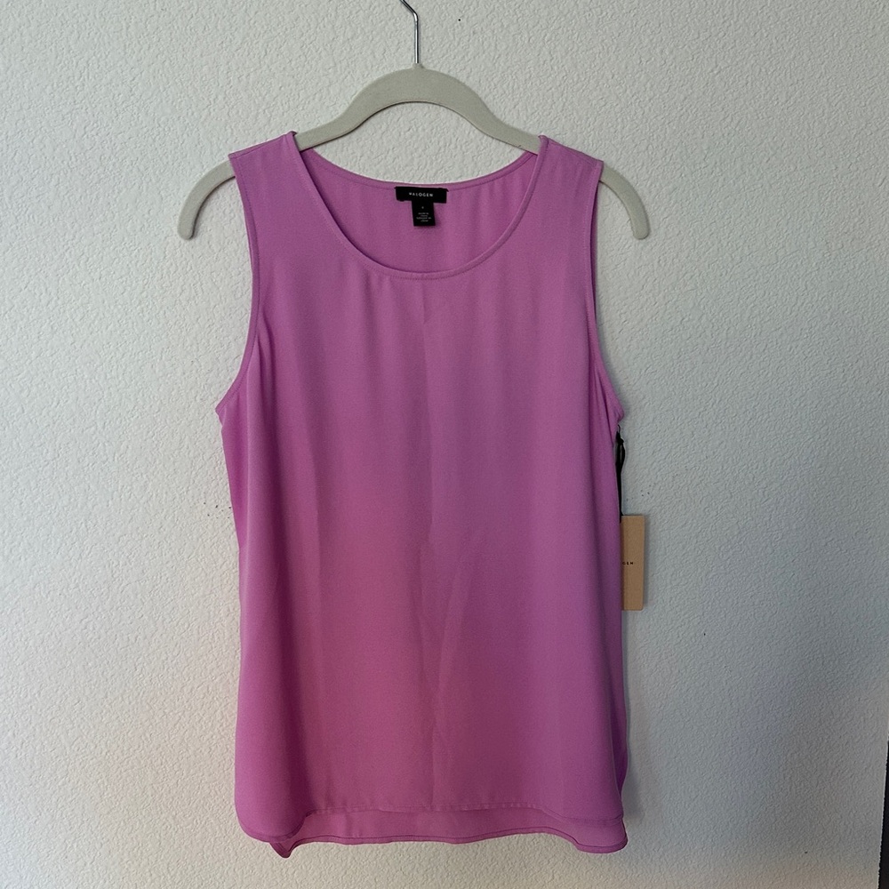 Halogen Purple Sleeveless Blouse